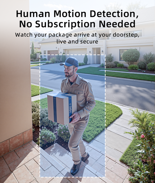 Andyssey Doorbell Camera Wireless with Built-in Voice Changer for Privacy& Anti-Theft Design