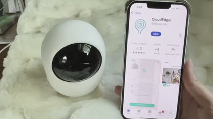Andyssey Indoor Camera, 4MP 360° WiFi (5GHz) Security Cam with Motion Sensor, App Control & Speaker